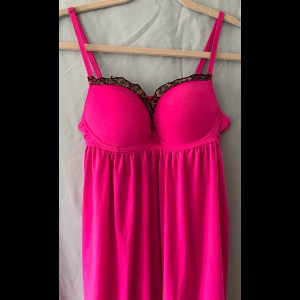Hot pink nightgown